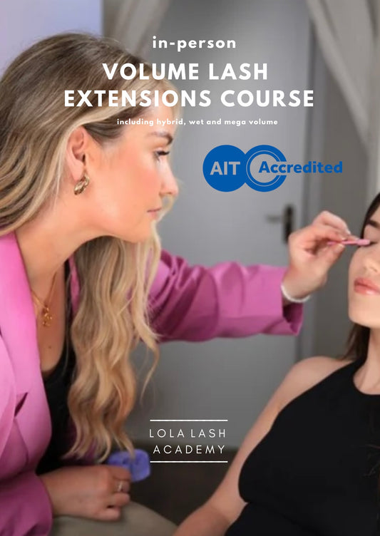 1 to 1 In Person Volume Lash Course (Accredited)