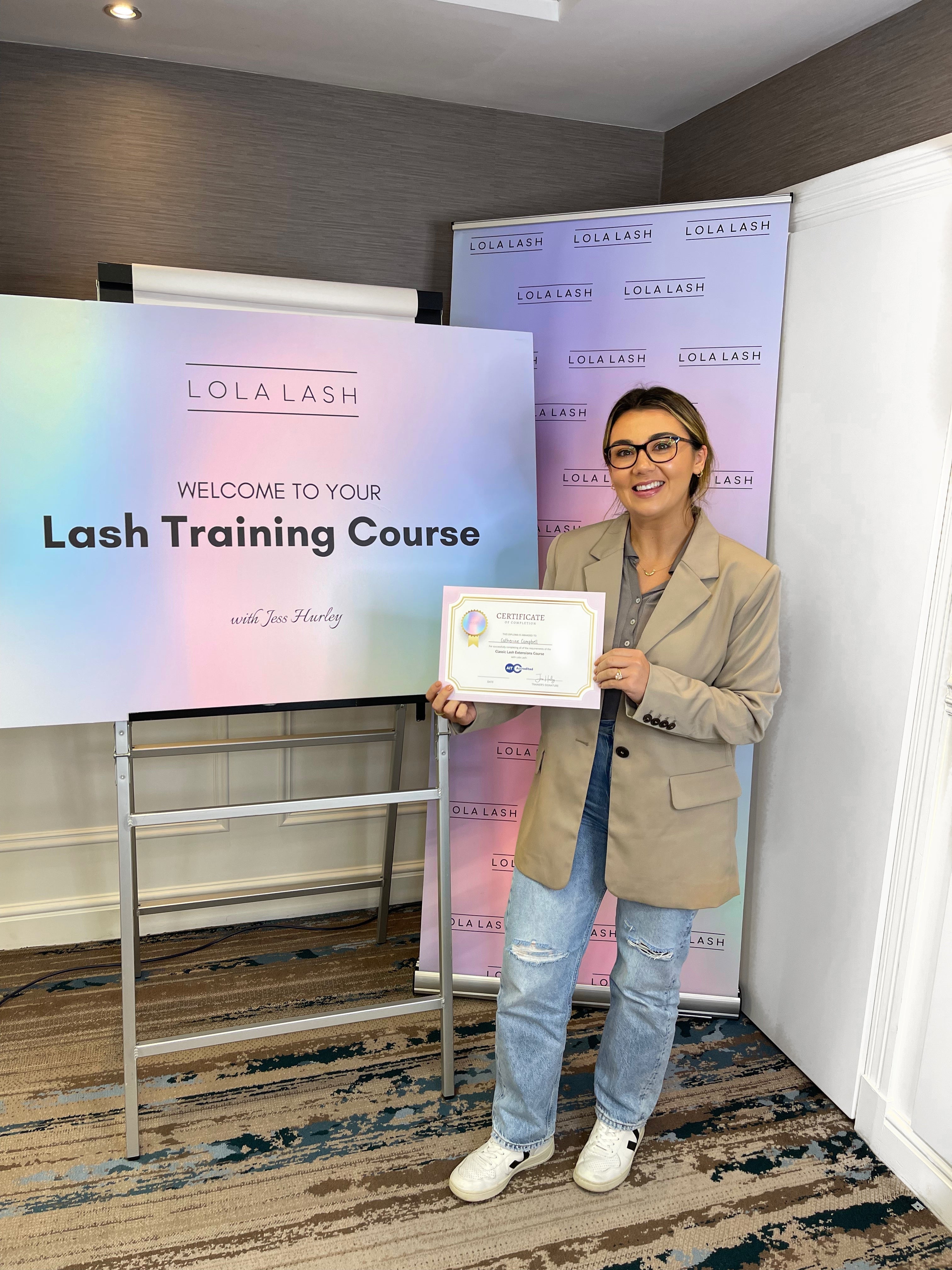 1 to 1 Classic Lash Extensions Course - Dublin Lash Training